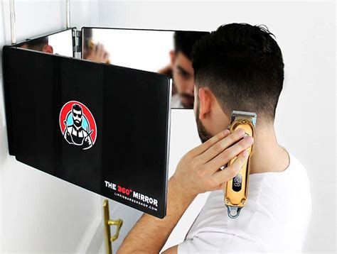 mirror for cutting your own hair|self cut mirror with lights.